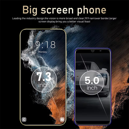 Hot New S25 Ultra Smart Phone 7.3 Inch Full Screen 4G/5G Cell Phone 22TB+2TB 7800Mah Mobile Phones Global Version Celulares