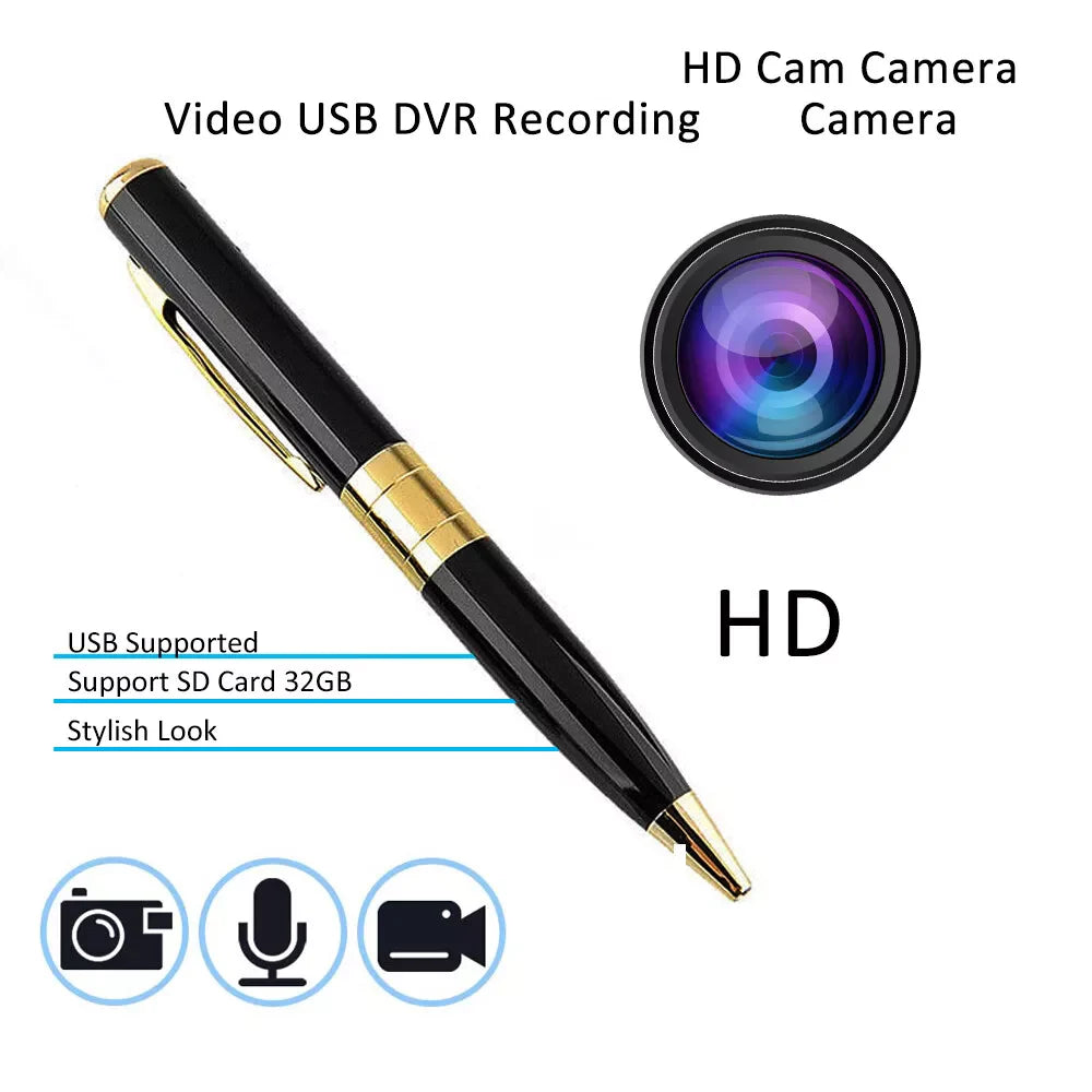 Pen Camera Cam Mini Hidden Pocket Audio Video Recorder DVR Security 1080P HD USA